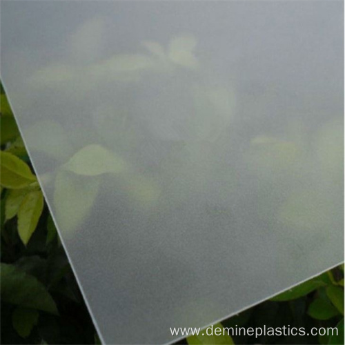 Frosted Translucent Polycarbonate Sheet